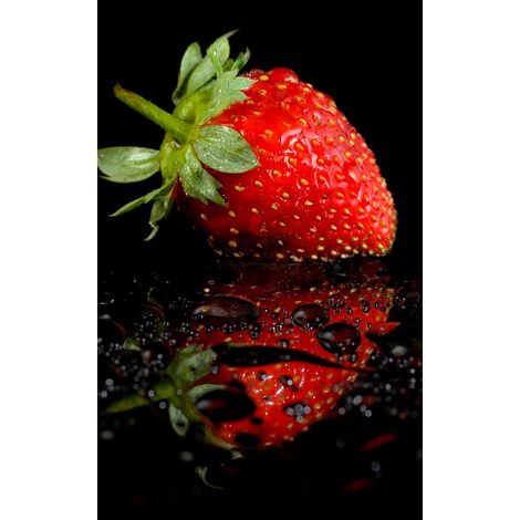 Tableau cuisine fraiche fraise - 50x80 cm (1/5)
