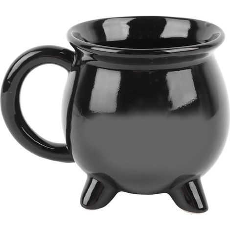 Chaudron de Sorcière Mug 300ml - Tasse Chaudron Noir Étanche pour Décoration Halloween et Table (1/5)