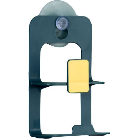Porte-éponges de cuisine polyvalent et peu encombrant, avec égouttoir intégré pour la salle de bain, bleu foncé. (1/5)