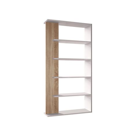 Libreria - Biblioteca Bianco 25x90x180h cm (1/5)