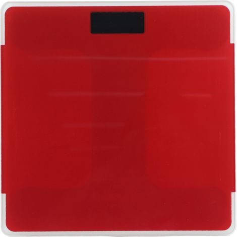 Balance électronique numérique LED rouge pour salle de bain - pèse-personne intelligent précis mesurant poids et graisse corporelle (1/5)