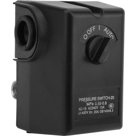 Luftkompressor/Luftpumpe, 4-Wege-Druckschalter, AC 240 V, 8 kg Präzisionsdruckregler (1/5)