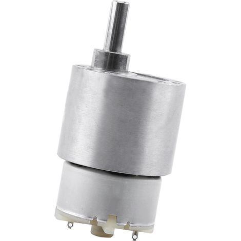 Moteur électrique à réducteur à torsion élevée 37 mm DC12V 30 tr/min (1/5)