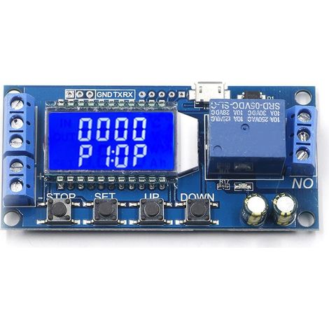 Minuterie industrielle 5V/12V/24V avec module de et écran LCD (1/4)
