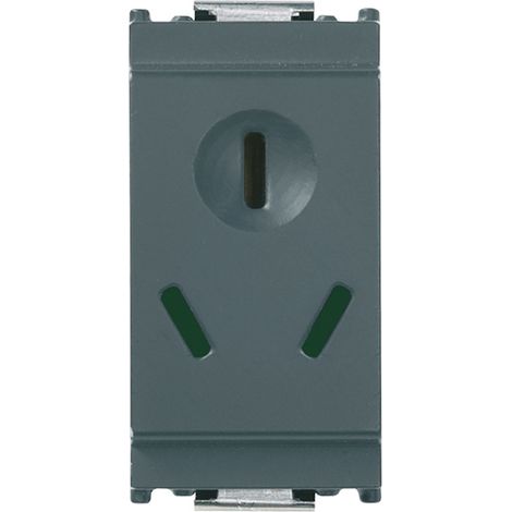 VIMAR - 16251 SICURY 2P+T 10A Prise chinoise, grise