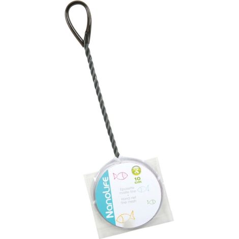 Épuisette ronde, maille fine, ø 10 cm x 36.5 cm, pour aquarium - animallparadise