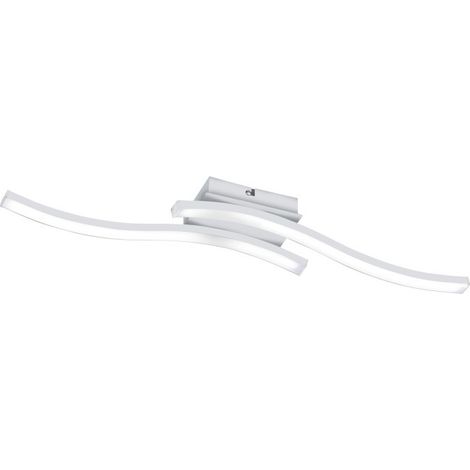 Plafonnier Led intégrée 2x600 Lumens blanc mat - Trio - Route II (1/2)