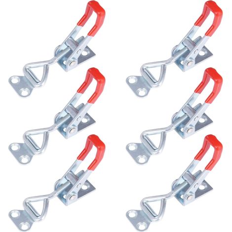 6er-Set verstellbare Metall-Kippriegel – EINNENFFER – Hebelriegel für Tischlerarbeiten, Schnellverschluss, Tragfähigkeit 100 kg (1/5)