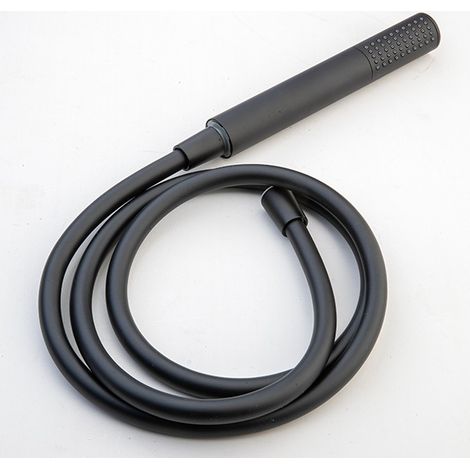 MANIGLIA DOCCIA TONDA NERA 1 POS