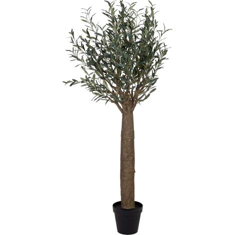 Olivo verde artificial decorativo con 984 hojas, 110x110x180h cm (1/5)