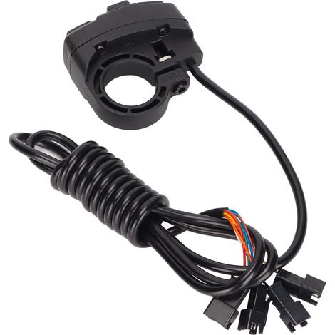3-in-1-Motorradlenkerschalter mit Licht, Hupe und Blinkern, IPX4 wasserdicht für 48V-Elektrofahrräder (1/5)