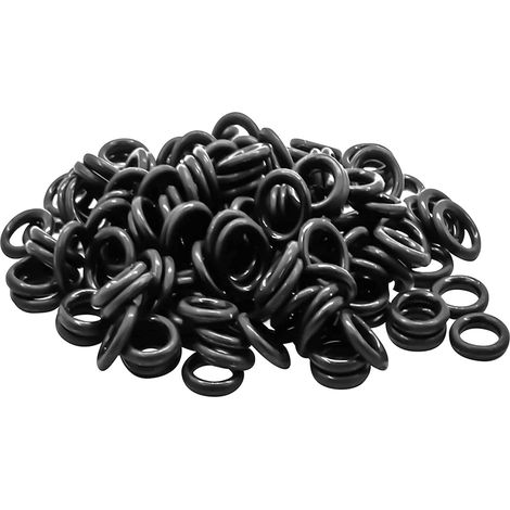 200 pezzi di O-ring in gomma per tastiere Cherry MX neri, grandi (1/5)