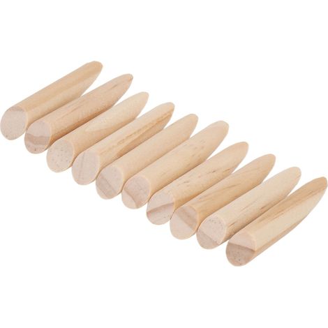 Lot de 50 chevilles en bois de pin 9,5 mm pour trous à poches, accessoires de gabarit de chevilles pour menuiserie (1/5)