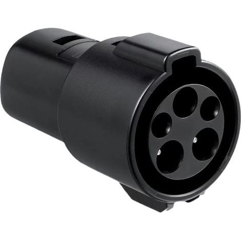 Adaptateur de charge CA 80 A compatible avec les modèles Tesla Model 3/S/X/Y (norme américaine type 1 J1772). (1/4)