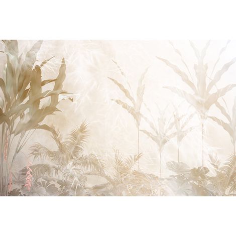 Papier peint panoramique - Forêt Tropicale - 130 cm x 86 cm (1/2)