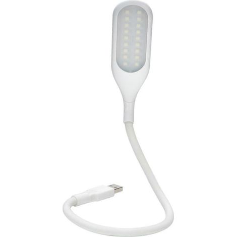 Lampe de lecture USB à luminosité réglable, lampe de chevet LED flexible à col de cygne pour le camping et les études