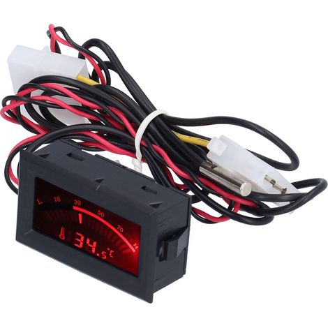 Mini thermomètre DC 5V à sonde métallique, module de mesure de température numérique intégré avec capteur NTC TS-805-R (lumière rouge) (1/5)