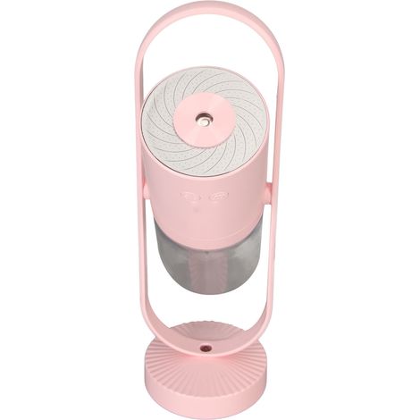 Humidificateur d'air portable à brume froide RGB ultra-silencieuse avec lumière LED pour bébé, voiture et voyage, 200 ml, rose (1/5)