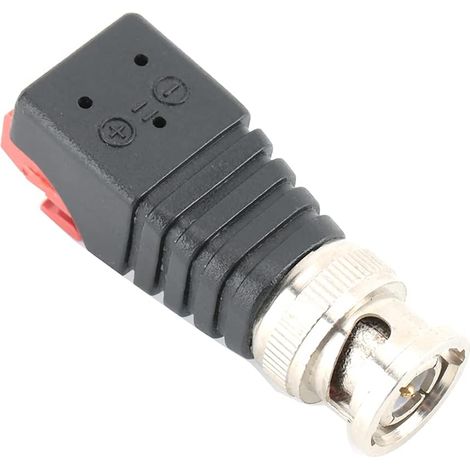 20 Stück Videoüberwachung BNC-Stecker-Adapterstecker für Hochauflösende CCTV-Überwachungskamerasysteme, Anschluss und Einfache Installation, Zubehör (1/5)
