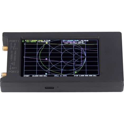 Analyseur de réseau vectoriel portable (50 kHz à 6,3 GHz) pour antennes HF, VHF et UHF. Testeur de réseau vectoriel. (1/5)