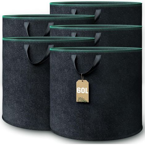Geotextile Planting Bags 60L with Handles for Potatoes, Tomatoes, Strawberries, Garden, Balcony (1/5)