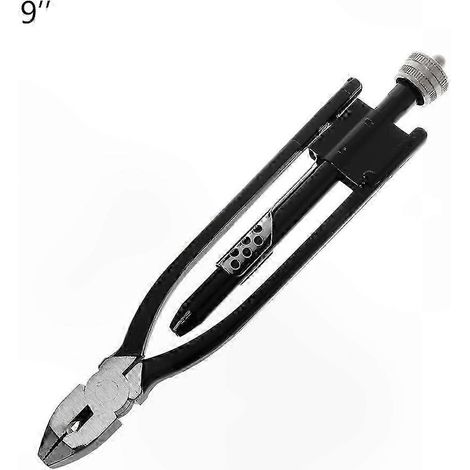 Drahtseil-Verdrillzange für die Luftfahrt, 6" und 9" mit Rückholfeder, arretierbares Crimp- und Verdrillwerkzeug für Drahtseile, robuste Zange für Flugzeugmechaniker (1/5)