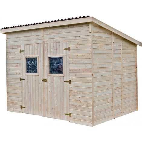 Casita del Bosque CD 280X200cm de Paneles de 16mm con Techo a una Vertiente sin Suelo (1/5)