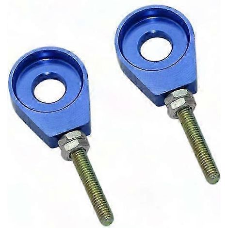 Tendeur de chaîne 12mm pour Pit Bike CRF50 Thumpstar ATV, lot de 5 à 6 pièces, bleu, réglable pour moto tout-terrain (1/5)