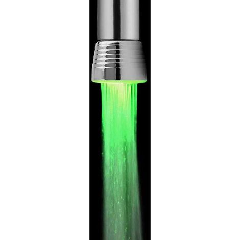 Robinet LED Robinet de couleur lumineuse Robinet coloré Contrôle de la température du bassin Trois couleurs Accessoires de mode haut de gamme Contrôle de la température (1/3)