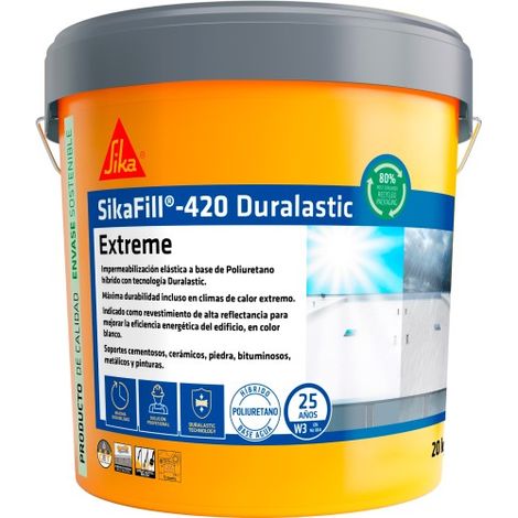 PINTURA IMPERMEABILIZANTE MEMBRANA SIKAFILL 420 EXTREME