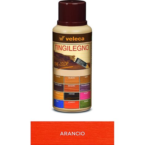 VELECA TIVAL COLOR TINGILEGNO COLORANTE LEGNO VARIE TINTE ML 250/1000 (21355V) ARANCIO (20445)