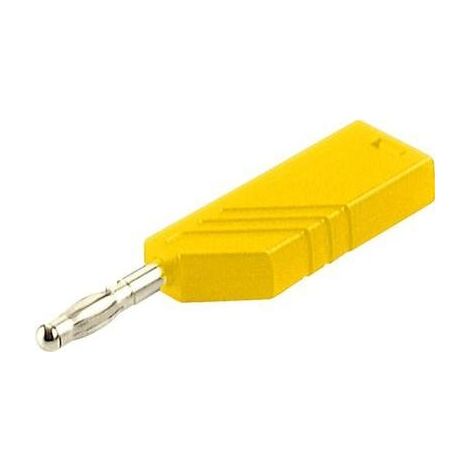 Hirschmann Test & Measurement LAS N WS Spina a lamelle Spina dritta Ø perno: 4 mm Giallo 1 pz.