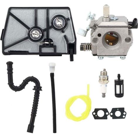 AIPERQ Jeffergarden Kit de carburateur en aluminium moulé sous pression de jardin, accessoire de remplacement pour tronçonneuse Stihl 028 (1/4)