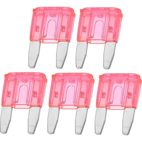 5 Pièces Fusibles Lame 4A Rose Pour Voiture Bateau Camion SUV (1/5)