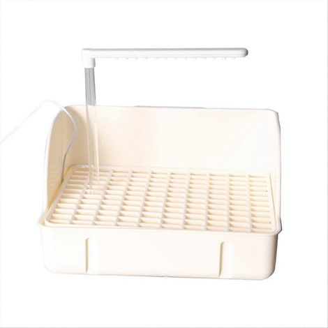 Automatische Wellensittichbadewanne mit Pumpe, Vogeldusche, Badewanne mit fließendem Wasser, Papageienbadewannenarmatur (1/5)