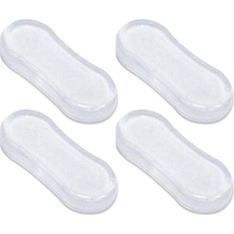 Tampons Abattant WC,Patins Pour Abattant De Toilette,Pare-chocs Siège Toilette Universels,Silencieux évitement De Collision Tampon Abattant WC Avec Adhésif Puissant Remplacement Coussinets Protection (1/4)