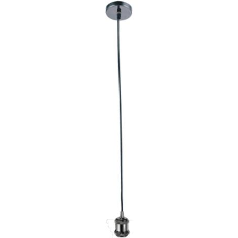 Exagonshop Portalampada attacco E27 potenza 60W cavo 1,5 metri