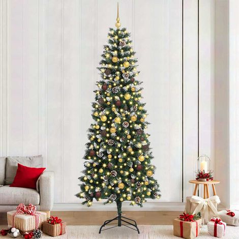 vidaXL Artificial Christmas Tree Green 240 cm (1/5)
