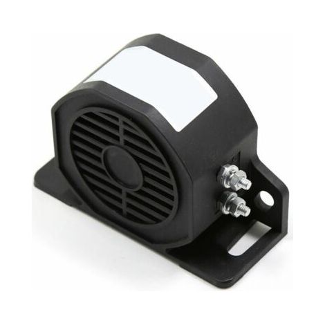 Klaxon de marche arrière étanche alarme de secours super fort pour voiture moteur 30 W 110 dB 12 V-80 V DC, modèle : noir (1/5)