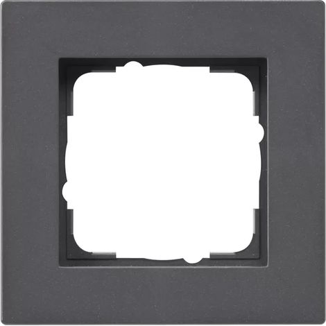 Gira Abdeckrahmen 1f flach Gira E2 Anthrazit [0211235], 0211 235 (1/2)