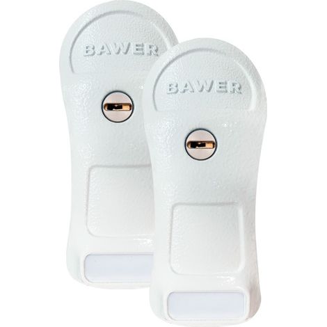 Serrure antivol pour véhicule utilitaire - ARMO - 2 pièces - Blanc