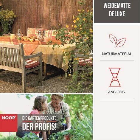 Weidenmatte Deluxe 1,00 x 3,00 m