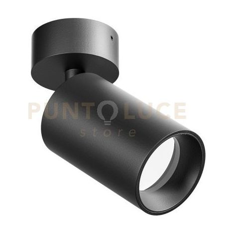 GFA1395- FARETTO SPOT ORIENTABILE NERO SATINATO D.5,7CM 1 LUCE ATTACCO GU10