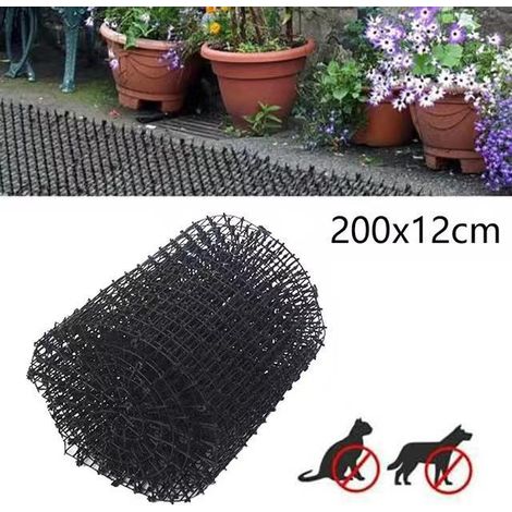 Filets de protection pour chats et chiens, pots de fleurs, barrières, répulsifs, tapis anti-salissures, clôtures pour animaux, décorations murales, pics à poser à plat et clous de sol.