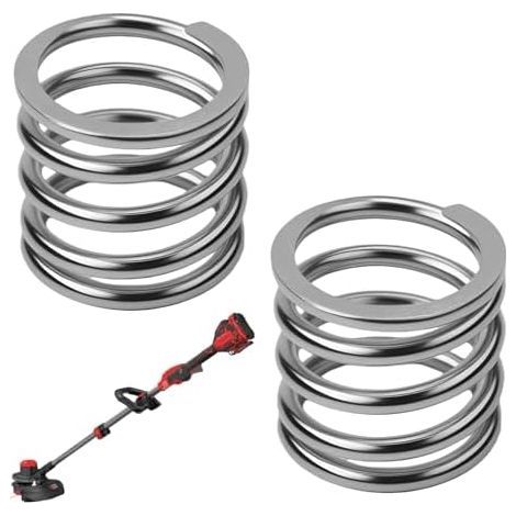 2 pièces Ressort de Débroussailleuse pour Makita DUR181 DUR181Z DUR141Z DUR140 DUR141, Hauteur 19 mm, Largeur 21 Compression, Pression Tête Coupe-bordures - (1/5)