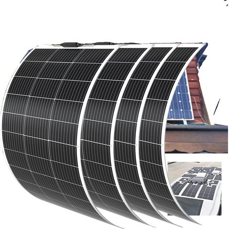Solarmodul, monokristallines Silizium, hoher Wirkungsgrad, 300 W (1/2)