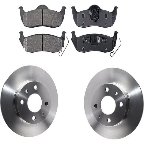 KIT FRENI POSTERIORI compatibile con JEEP COMMANDER (XK,XH) - DISCHI + PASTIGLIE OEM: FDB4075 / 17820 /SOSTITUZIONE DIRETTA/BASSA POLVERE/SILENZIOSO (1/5)