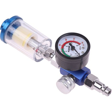 Air pressure regulator with filter and water/oil separator – for paint sprayers and compressed air tools, compressed air cleaning--DTEKGAZ