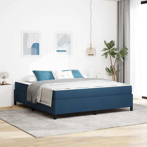 Boxspringbett Blau 180 x 200 cm Stoff (1/5)