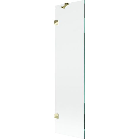 Mexen Lunar mampara de ducha de 1 hoja 50 x 150 cm, transparente, dorado - 897-050-000-50-00 (1/5)